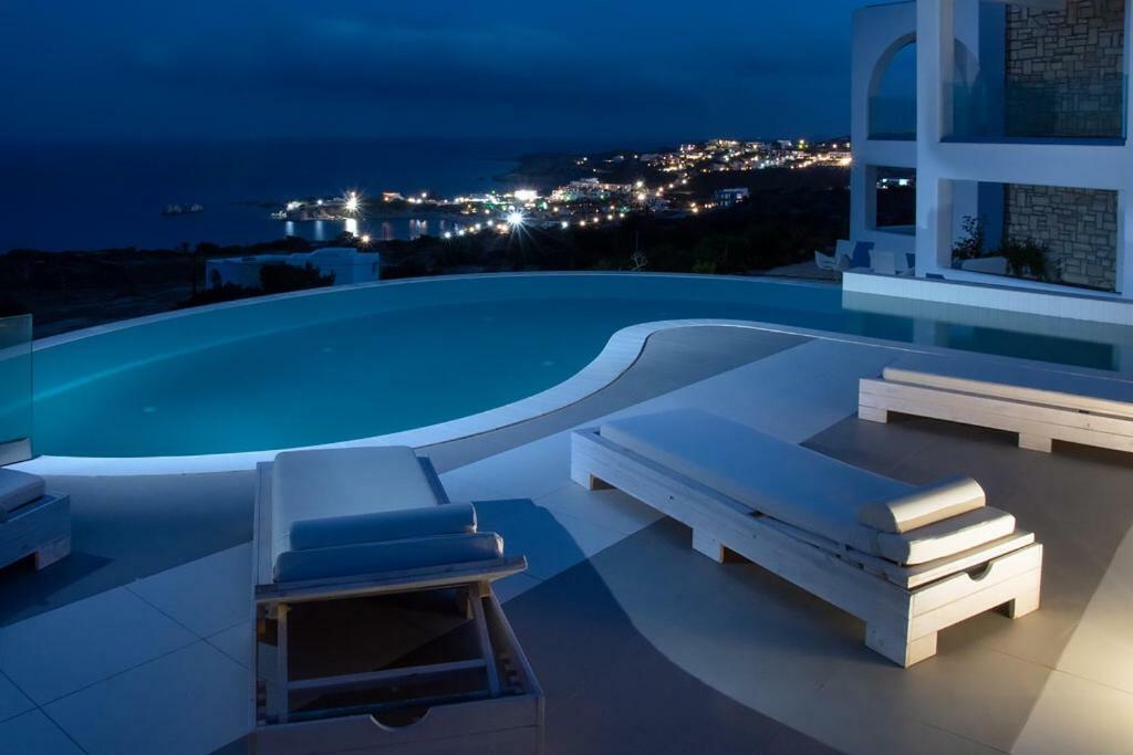 Evilia Luxury Villa Amoopi Exterior foto